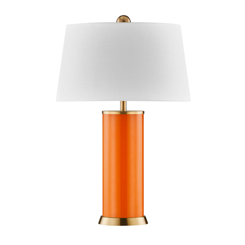 One Light Table Lamp<br /><span style="color:#4AB0CE;">Entrega: 7-8 semanas en USA</span><br /><span style="color:#4AB0CE;font-size:60%;">PREGUNTE POR ENTREGA EN PANAMA</span><br />Collection: Melissa<br />Finish: Exuberance Orange