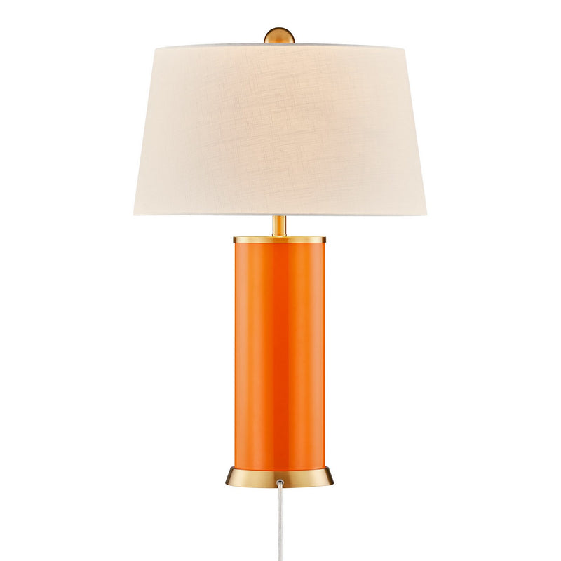 One Light Table Lamp<br /><span style="color:#4AB0CE;">Entrega: 7-8 semanas en USA</span><br /><span style="color:#4AB0CE;font-size:60%;">PREGUNTE POR ENTREGA EN PANAMA</span><br />Collection: Melissa<br />Finish: Exuberance Orange