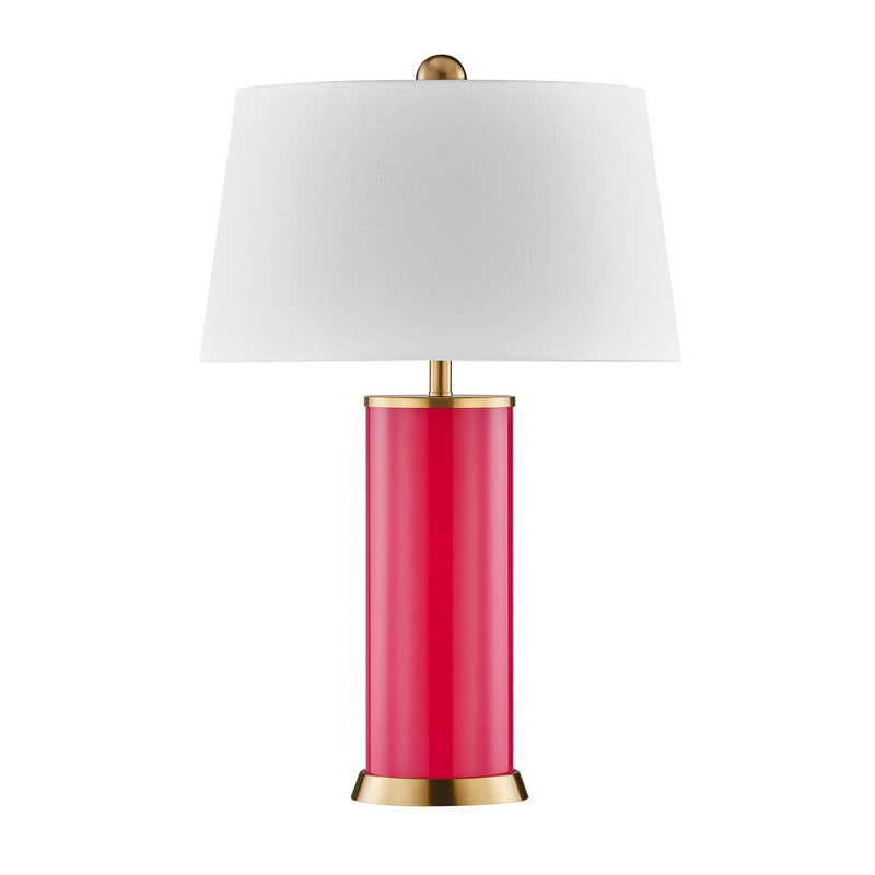 One Light Table Lamp<br /><span style="color:#4AB0CE;">Entrega: 7-8 semanas en USA</span><br /><span style="color:#4AB0CE;font-size:60%;">PREGUNTE POR ENTREGA EN PANAMA</span><br />Collection: Melissa<br />Finish: Fuchsia Rose