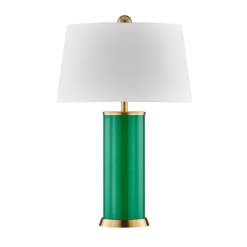 One Light Table Lamp<br /><span style="color:#4AB0CE;">Entrega: 7-8 semanas en USA</span><br /><span style="color:#4AB0CE;font-size:60%;">PREGUNTE POR ENTREGA EN PANAMA</span><br />Collection: Melissa<br />Finish: Jolly Green