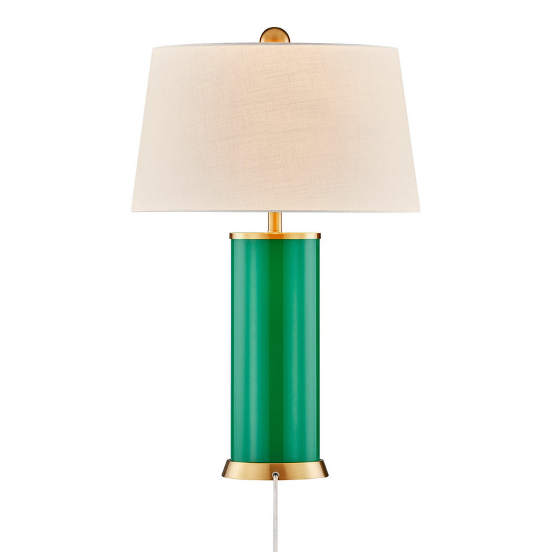 One Light Table Lamp<br /><span style="color:#4AB0CE;">Entrega: 7-8 semanas en USA</span><br /><span style="color:#4AB0CE;font-size:60%;">PREGUNTE POR ENTREGA EN PANAMA</span><br />Collection: Melissa<br />Finish: Jolly Green