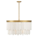 Nine Light Pendant<br /><span style="color:#4AB0CE;">Entrega: 10-11 semanas en USA</span><br /><span style="color:#4AB0CE;font-size:60%;">PREGUNTE POR ENTREGA EN PANAMA</span><br />Collection: Briscade<br />Finish: Painted Legacy Brass