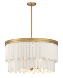 Nine Light Pendant<br /><span style="color:#4AB0CE;">Entrega: 10-11 semanas en USA</span><br /><span style="color:#4AB0CE;font-size:60%;">PREGUNTE POR ENTREGA EN PANAMA</span><br />Collection: Briscade<br />Finish: Painted Legacy Brass
