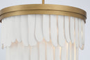 Six Light Semi Flush Mount<br /><span style="color:#4AB0CE;">Entrega: 4-10 dias en USA</span><br /><span style="color:#4AB0CE;font-size:60%;">PREGUNTE POR ENTREGA EN PANAMA</span><br />Collection: Briscade<br />Finish: Painted Legacy Brass