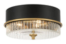Three Light Flush Mount<br /><span style="color:#4AB0CE;">Entrega: 1-2 semanas en USA</span><br /><span style="color:#4AB0CE;font-size:60%;">PREGUNTE POR ENTREGA EN PANAMA</span><br />Collection: Stamford<br />Finish: Legacy Brass