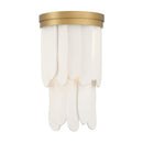 One Light Wall Sconce<br /><span style="color:#4AB0CE;">Entrega: 4-10 dias en USA</span><br /><span style="color:#4AB0CE;font-size:60%;">PREGUNTE POR ENTREGA EN PANAMA</span><br />Collection: Briscade<br />Finish: Painted Legacy Brass