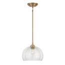One Light Convertible Semi Flush/Pendant<br /><span style="color:#4AB0CE;">Entrega: 4-10 dias en USA</span><br /><span style="color:#4AB0CE;font-size:60%;">PREGUNTE POR ENTREGA EN PANAMA</span><br />Collection: Glint<br />Finish: Legacy Brass