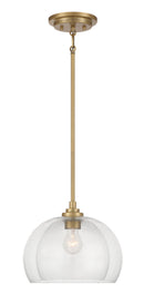 One Light Convertible Semi Flush/Pendant<br /><span style="color:#4AB0CE;">Entrega: 4-10 dias en USA</span><br /><span style="color:#4AB0CE;font-size:60%;">PREGUNTE POR ENTREGA EN PANAMA</span><br />Collection: Glint<br />Finish: Legacy Brass