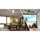 Minka Aire - F693L-WHF - 36"Ceiling Fan - Ventiara - Flat White