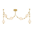 Corbett Lighting - 557-06-VB - LED Linear Pendant - Corda - Vintage Brass