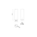 LED Flush Mount<br /><span style="color:#4AB0CE;">Entrega: 4-10 dias en USA</span><br /><span style="color:#4AB0CE;font-size:60%;">PREGUNTE POR ENTREGA EN PANAMA</span><br />Collection: Lorna<br />Finish: Black