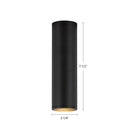 Kuzco Lighting - LD2-FM08W10-3036-BK-UNV-010 - LED Flush Mount - Lorna - Black
