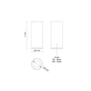 Kuzco Lighting - LD3-FM08W14-3036-WH-UNV-010 - LED Flush Mount - Lorna - White