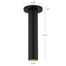 Kuzco Lighting - LD2-SM12W12-3036-BK-UNV-010 - LED Ceiling Mount - Lorna - Black