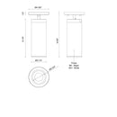 LED Ceiling Mount<br /><span style="color:#4AB0CE;">Entrega: 4-10 dias en USA</span><br /><span style="color:#4AB0CE;font-size:60%;">PREGUNTE POR ENTREGA EN PANAMA</span><br />Collection: Lorna<br />Finish: Black