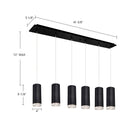 Kuzco Lighting - MP401432BK-06 - LED Pendant - Cameo - Black