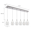 Kuzco Lighting - MP3005CH-06 - LED Pendant - Victoria - Chrome