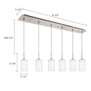 Kuzco Lighting - MP41304BN-06 - LED Pendant - Verona - Brushed Nickel