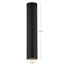 Kuzco Lighting - LD2-FM12W12-3036-BK-UNV-010 - LED Flush Mount - Lorna - Black