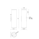 LED Wall Sconce<br /><span style="color:#4AB0CE;">Entrega: 4-10 dias en USA</span><br /><span style="color:#4AB0CE;font-size:60%;">PREGUNTE POR ENTREGA EN PANAMA</span><br />Collection: Lorna<br />Finish: Black
