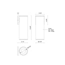 LED Outdoor Wall Sconce<br /><span style="color:#4AB0CE;">Entrega: 4-10 dias en USA</span><br /><span style="color:#4AB0CE;font-size:60%;">PREGUNTE POR ENTREGA EN PANAMA</span><br />Collection: Lorna<br />Finish: Black