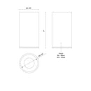 LED Flush Mount<br /><span style="color:#4AB0CE;">Entrega: 4-10 dias en USA</span><br /><span style="color:#4AB0CE;font-size:60%;">PREGUNTE POR ENTREGA EN PANAMA</span><br />Collection: Lorna<br />Finish: Black
