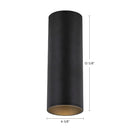 Kuzco Lighting - LD4-FM12W24-3036-BK-UNV-010 - LED Flush Mount - Lorna - Black