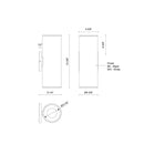 Kuzco Lighting - LD4-UD12W36-3036-WH-UNV-010 - LED Wall Sconce - Lorna - White