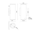 LED Wall Sconce<br /><span style="color:#4AB0CE;">Entrega: 4-10 dias en USA</span><br /><span style="color:#4AB0CE;font-size:60%;">PREGUNTE POR ENTREGA EN PANAMA</span><br />Collection: Lorna<br />Finish: Black