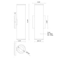 Kuzco Lighting - LD3-UD12W24-3036-WH-UNV-010 - LED Wall Sconce - Lorna - White