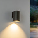 LED Outdoor Wall Sconce<br /><span style="color:#4AB0CE;">Entrega: 4-10 dias en USA</span><br /><span style="color:#4AB0CE;font-size:60%;">PREGUNTE POR ENTREGA EN PANAMA</span><br />Collection: Nordic<br />Finish: Black