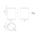 LED Outdoor Wall Sconce<br /><span style="color:#4AB0CE;">Entrega: 4-10 dias en USA</span><br /><span style="color:#4AB0CE;font-size:60%;">PREGUNTE POR ENTREGA EN PANAMA</span><br />Collection: Nordic<br />Finish: Black