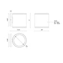 Kuzco Lighting - EW265105-WH - LED Outdoor Wall Sconce - Nordic - White