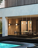 LED Outdoor Wall Sconce<br /><span style="color:#4AB0CE;">Entrega: 4-10 dias en USA</span><br /><span style="color:#4AB0CE;font-size:60%;">PREGUNTE POR ENTREGA EN PANAMA</span><br />Collection: Nordic<br />Finish: White