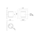 Kuzco Lighting - EW262103-WH - LED Outdoor Wall Sconce - Nordic - White