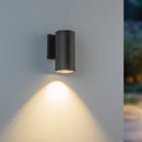 LED Outdoor Wall Sconce<br /><span style="color:#4AB0CE;">Entrega: 4-10 dias en USA</span><br /><span style="color:#4AB0CE;font-size:60%;">PREGUNTE POR ENTREGA EN PANAMA</span><br />Collection: Nordic<br />Finish: Black