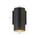 Kuzco Lighting - EW264107-BK - LED Outdoor Wall Sconce - Nordic - Black
