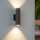 LED Outdoor Wall Sconce<br /><span style="color:#4AB0CE;">Entrega: 4-10 dias en USA</span><br /><span style="color:#4AB0CE;font-size:60%;">PREGUNTE POR ENTREGA EN PANAMA</span><br />Collection: Nordic<br />Finish: Black