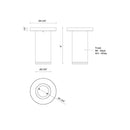 LED Outdoor Ceiling Mount<br /><span style="color:#4AB0CE;">Entrega: 4-10 dias en USA</span><br /><span style="color:#4AB0CE;font-size:60%;">PREGUNTE POR ENTREGA EN PANAMA</span><br />Collection: Nordic<br />Finish: Black