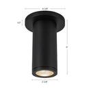 Kuzco Lighting - EC262106-BK - LED Outdoor Ceiling Mount - Nordic - Black