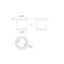 LED Outdoor Ceiling Mount<br /><span style="color:#4AB0CE;">Entrega: 4-10 dias en USA</span><br /><span style="color:#4AB0CE;font-size:60%;">PREGUNTE POR ENTREGA EN PANAMA</span><br />Collection: Nordic<br />Finish: Black