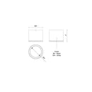 Kuzco Lighting - EC265104-WH - LED Outdoor Ceiling Mount - Nordic - White