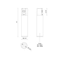 Kuzco Lighting - LD2-CC08W10-3036-WH-UNV-010 - LED Ceiling Mount - Lorna - White