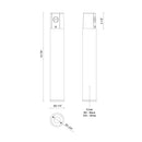 Kuzco Lighting - LD2-CC12W12-3036-WH-UNV-010 - LED Ceiling Mount - Lorna - White