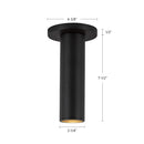 Kuzco Lighting - LD2-SM08W10-3036-BK-UNV-010 - LED Ceiling Mount - Lorna - Black