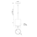 LED Outdoor Pendant<br /><span style="color:#4AB0CE;">Entrega: 4-10 dias en USA</span><br /><span style="color:#4AB0CE;font-size:60%;">PREGUNTE POR ENTREGA EN PANAMA</span><br />Collection: Nordic<br />Finish: Black