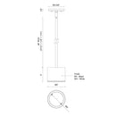 Kuzco Lighting - EP265104-WH - LED Outdoor Pendant - Nordic - White