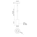 LED Outdoor Pendant<br /><span style="color:#4AB0CE;">Entrega: 4-10 dias en USA</span><br /><span style="color:#4AB0CE;font-size:60%;">PREGUNTE POR ENTREGA EN PANAMA</span><br />Collection: Nordic<br />Finish: Black