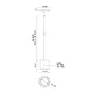LED Outdoor Pendant<br /><span style="color:#4AB0CE;">Entrega: 4-10 dias en USA</span><br /><span style="color:#4AB0CE;font-size:60%;">PREGUNTE POR ENTREGA EN PANAMA</span><br />Collection: Nordic<br />Finish: Black