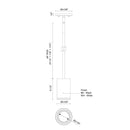 LED Outdoor Pendant<br /><span style="color:#4AB0CE;">Entrega: 4-10 dias en USA</span><br /><span style="color:#4AB0CE;font-size:60%;">PREGUNTE POR ENTREGA EN PANAMA</span><br />Collection: Nordic<br />Finish: Black